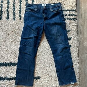 Frame Denim Le High Straight Blue Jeans